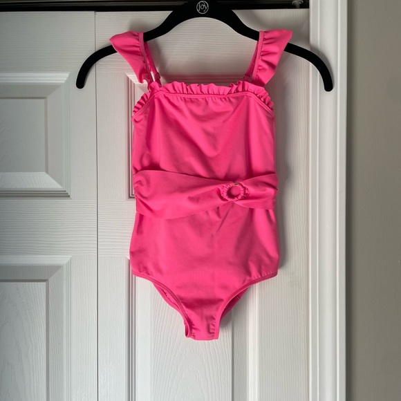 Lilly Pulitzer Pink Kids One Piece Swimsuit - Picture 4 of 7